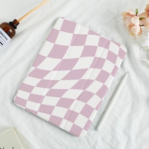 Coque pour iPad Air 5, rose et blanc, iPad 10 10,9 pouces 2022, iPad Pro 12,9 pouces 2021 Pro 11 pouces 2022, iPad Mini 6, Housse pour iPad