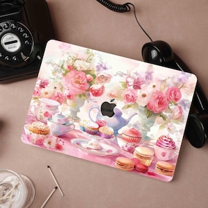 Afternoon Tea Scene Personalized Macbook Pro 14 Case M1 Macbook Air 13 Macbook Pro 13 Pro 14 16 15 M2 A2681 2022 Gift idea