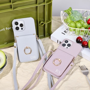 Funda de cuero personalizada para iPhone 15, 14, 13, 12, 11 Pro Max, regalo especial, funda elegante y personalizada para iPhone, funda para iPhone