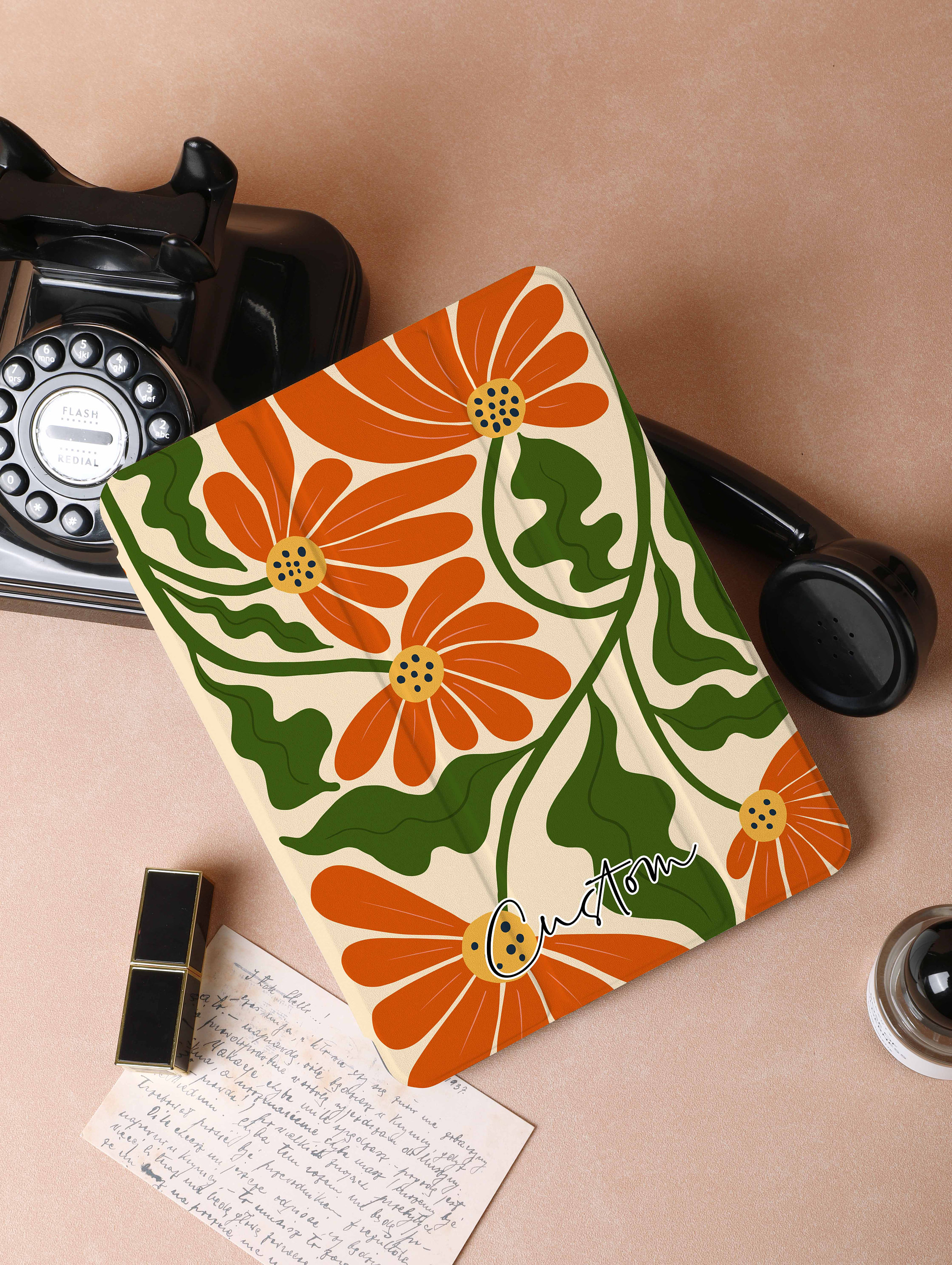 Retro Vivid Pattern iPad Case for iPad Air 5 iPad 10 10.9&quot; 2022 iPad Pro 12.9&#39;&#39; 2021 Pro 11&quot; 2022 iPad Mini 6 Case, iPad Cover, gifts