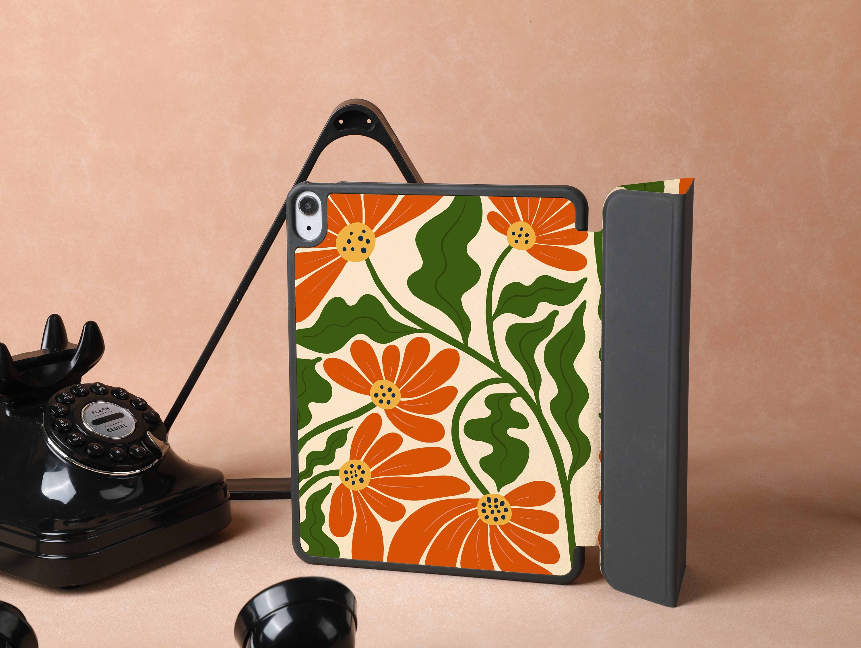 Retro Vivid Pattern iPad Case for iPad Air 5 iPad 10 10.9&quot; 2022 iPad Pro 12.9&#39;&#39; 2021 Pro 11&quot; 2022 iPad Mini 6 Case, iPad Cover, gifts