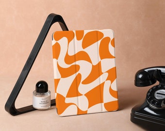 Funda para iPad Orange Candy distorsionada para iPad Air 5 iPad 10 10.9" 2022 iPad Pro 12.9'' 2021 Pro 11" 2022 iPad Mini 6 Funda, Funda para iPad, regalos