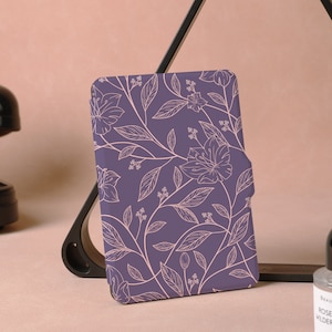 Mauve Pink Blumen Personalisierung Kindle Paperwhite Hülle, Kindle Paperwhite Hülle, Kindle Paperwhite 5 Hülle, Kindle Paperwhite Hülle