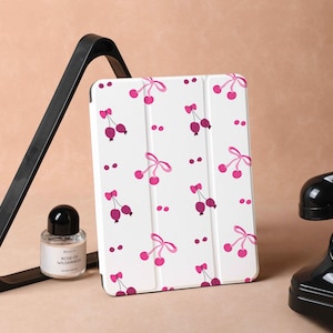 Jolie coque pour iPad cerise pour iPad Air 5, iPad 10 10,9 pouces 2022, iPad Pro 12,9 pouces 2021 Pro 11 pouces 2022, iPad Mini 6, housse pour iPad, cadeaux