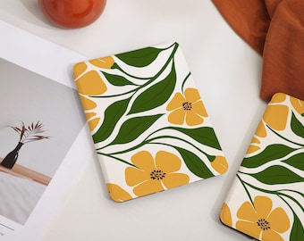 Artistic Flower Plant Personalization Kindle Paperwhite Case, All-new Kindle 6" 2022 case, Cute PaperWhite 5 Case, Kindle 10/11th Gen Cover