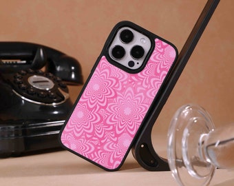 Étui pour iPhone personnalisé Vertigo Ripple pour iPhone 15 14 13 12 11 Pro Max, cadeau spécial, coque d'iPhone personnalisée élégante, coque d'iPhone