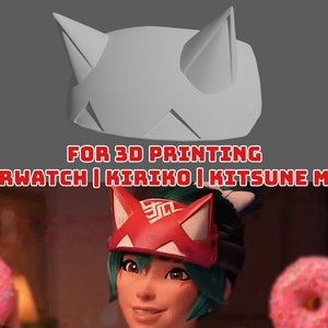 Overwatch | Kiriko - Kitsune mask | Files for 3D PRINTING
