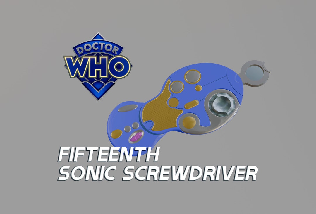 Doctor Who Fifteenth Sonic Screwdriver Files for 3D PRINTING Etsy