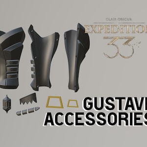 Clair Obscur: Expedition 33 | Gustave&#39;s Accessories - Files for 3D PRINTING