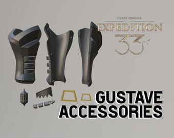 Claro Oscuro: Expedición 33 / Accesorios de Gustave - Archivos para IMPRESIÓN 3D
