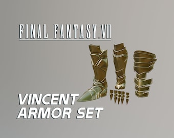 Final Fantasy VII | Vincent Valentine's Armor Set - Files for 3D PRINTING