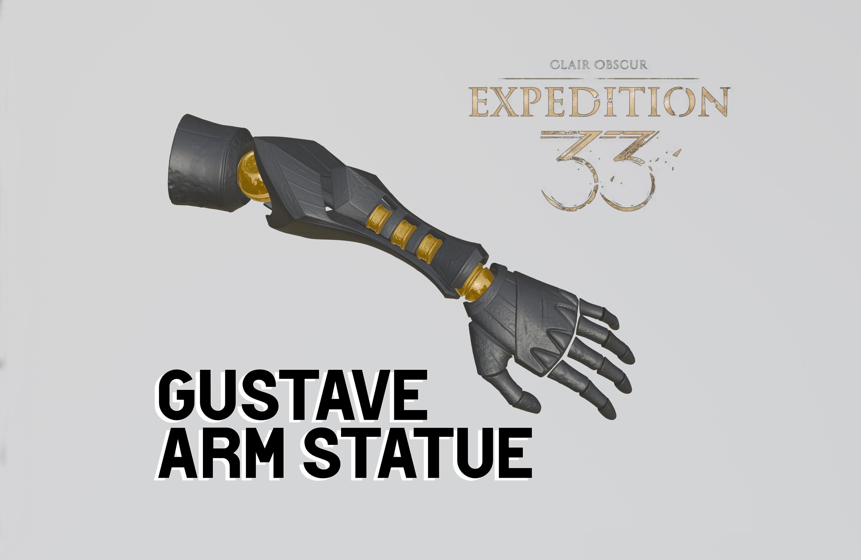 Clair Obscur: Expedition 33 | ギュスターヴの腕の像 - 3Dプリント用