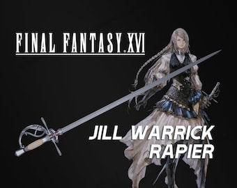 Final Fantasy XVI | Jill Warrick's Rapier - Files for 3D PRINTING