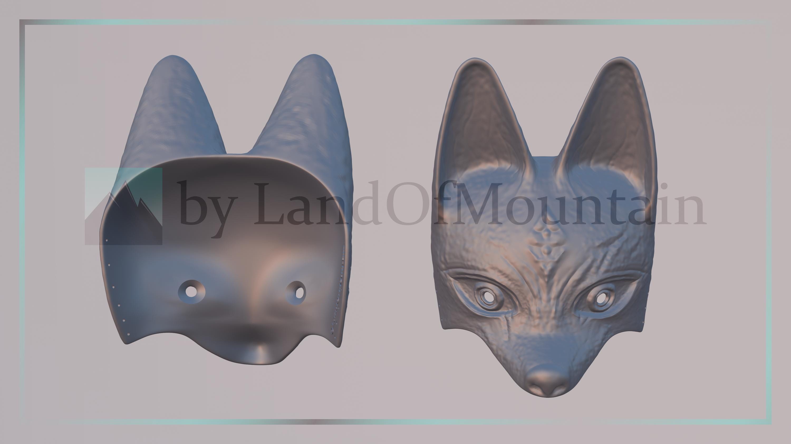 Silent Hill F - Fox Mask | Files for 3D PRINTING - Etsy