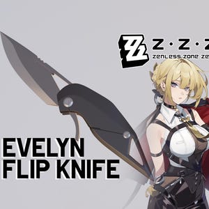 Zenless Zone Zero | Evelyn Chevalier のフリップナイフ - 3D プリント用ファイル