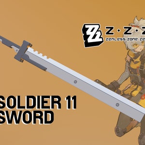 Zenless Zone Zero | ソルジャー11の剣 - 3Dプリント用ファイル