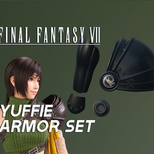 Final Fantasy VII | Yuffie Kisaragi&#39;s Armor Set - Files for 3D PRINTING