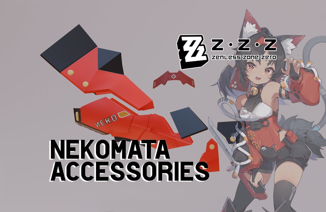 Zenless Zone Zero | Nekomata's Accessories - Files for 3D PRINTING