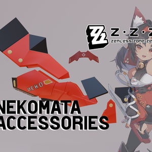 Zenless Zone Zero | Nekomata's Accessories - Files for 3D PRINTING