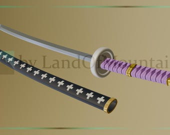ワンピース | トラファルガー・ローの剣 - 3Dプリント用ファイル