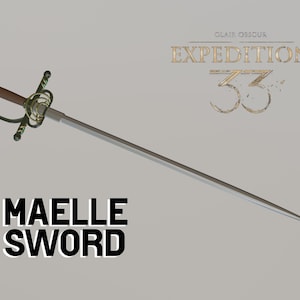 Clair Obscur : Expédition 33 | Épée de Maelle - Fichiers pour IMPRESSION 3D