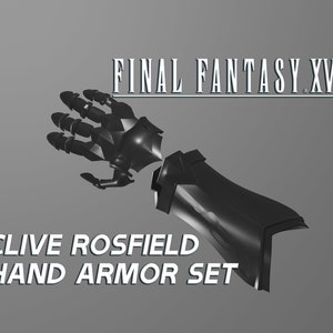 Final Fantasy XVI | Clive Rosfield - Hand Armor Set | Files for 3D PRINTING