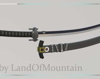 Zenless Zone Zero | ミヤビの刀 - 3Dプリント用ファイル - Etsy 日本