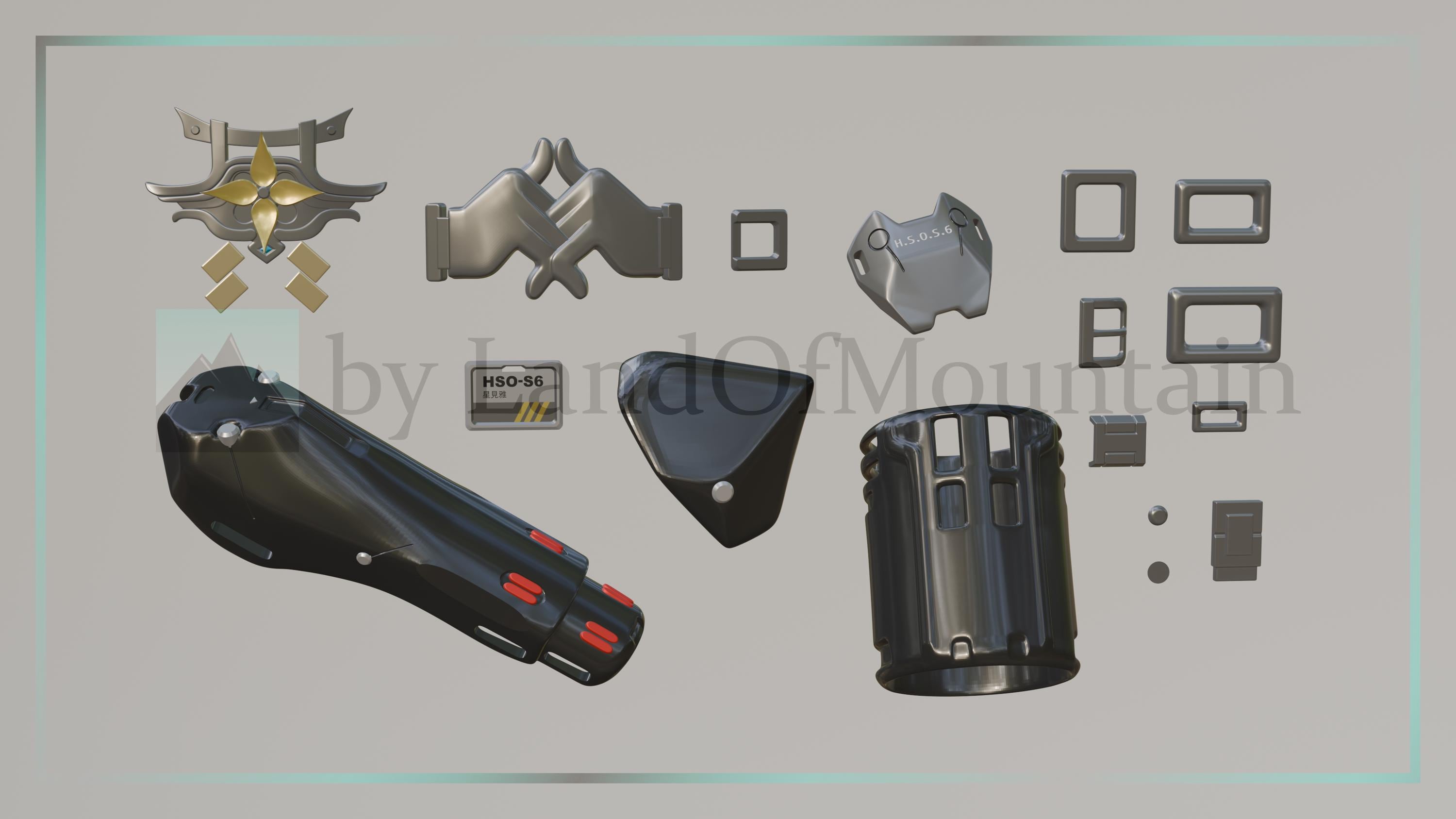 Zenless Zone Zero | Miyabi Hoshimi's Accessories - Files for 3D