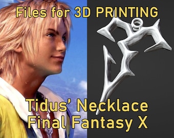 Tidus&#39; Necklace | Final Fantasy X | Files for 3D PRINTING