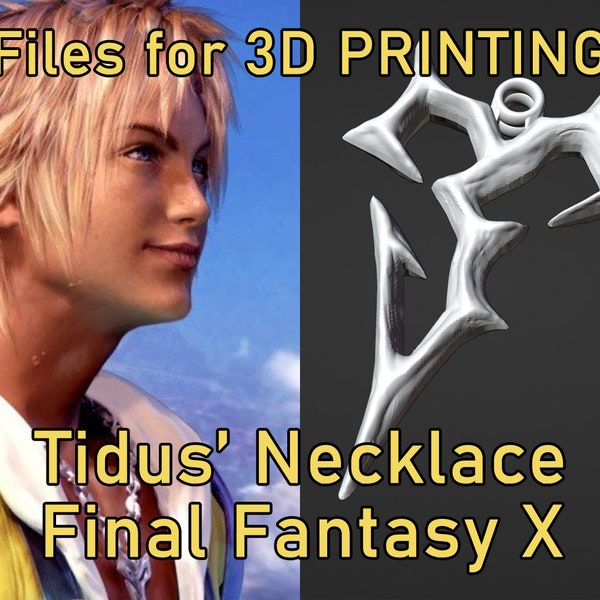 Final Fantasy X Tidus Necklace Etsy