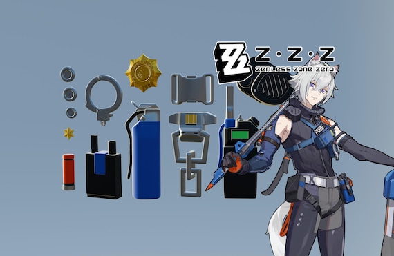 Zenless Zone Zero | Seth Lowell's Accessories - Files for 3D