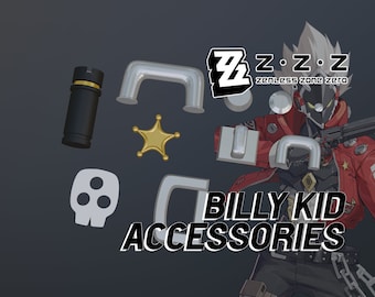Zenless Zone Zero | Billy Kid&#39;s Accessories - Files for 3D PRINTING