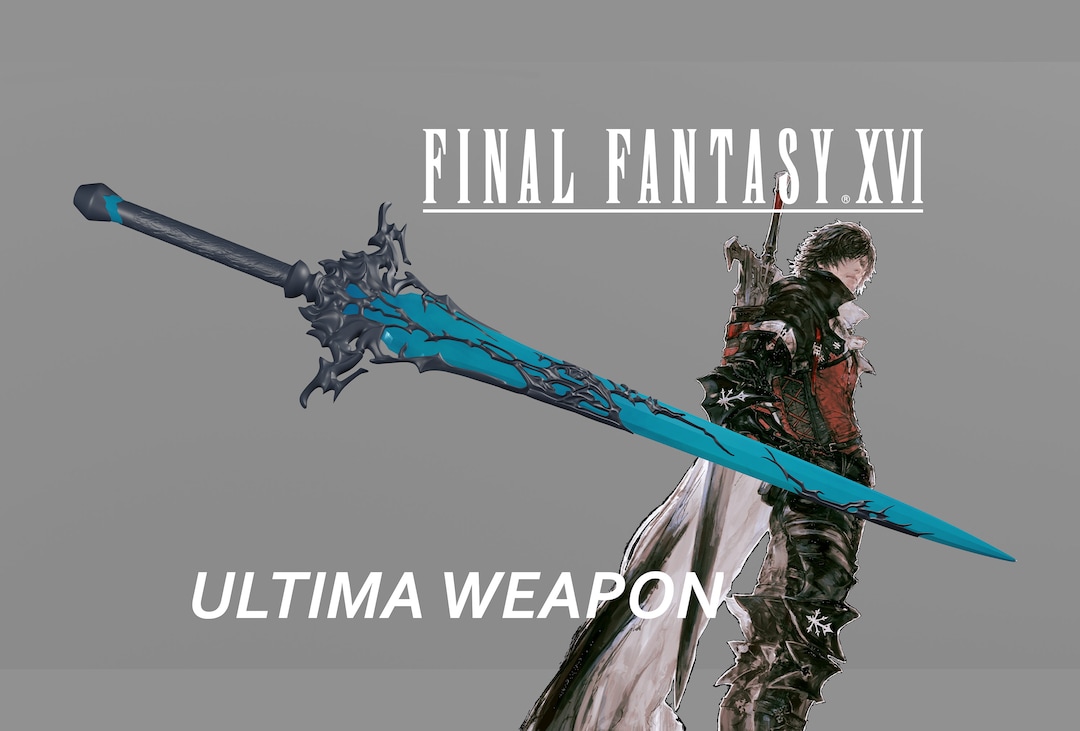 ファイナルファンタジー 16 Rosfield SilverPendant Final Fantasy XVI | Clive Rosfield's Ultima Weapon - Files for 3D