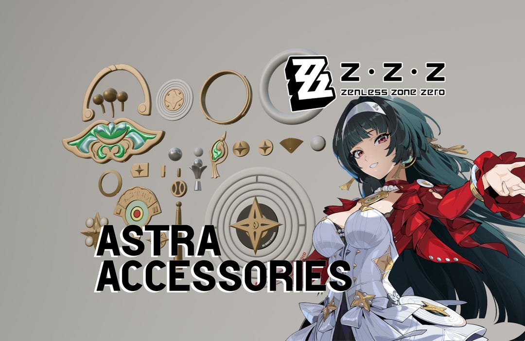 Zenless Zone Zero | Astra Yao's Accessories - Files for 3D
