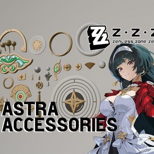 Zenless Zone Zero | Astra Yao's Accessories - Dateien für den 3D-Druck