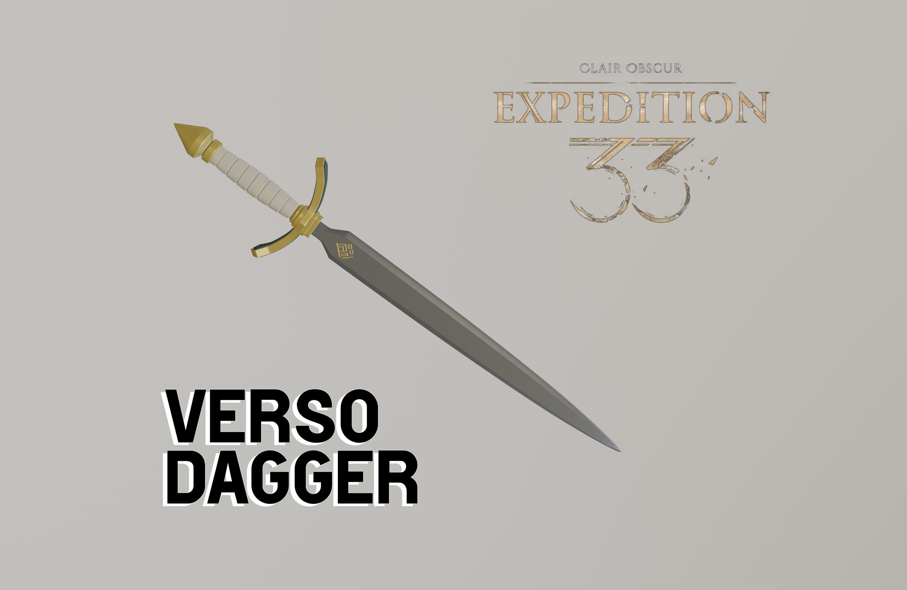 Clair Obscur: Expedition 33 | Verso's Dagger - Files for 3D