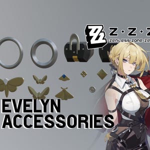 Zenless Zone Zero | Evelyn Chevalier のアクセサリー - 3D プリント用ファイル