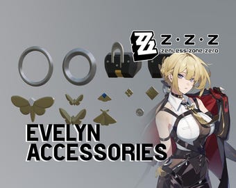 Zenloze zone nul | Accessoires voor Evelyn Chevalier: bestanden voor 3D-AFDRUKKEN