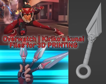 | Overwatch Le kunai de Kiriko | Fichiers pour l’IMPRESSION 3D