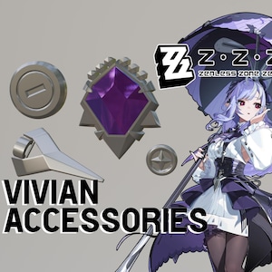 Zenless Zone Zero | Vivian Bansheeのアクセサリー - 3Dプリント用ファイル