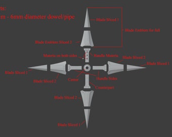 Final Fantasy VII | Yuffie Kisaragi's Shuriken - Files for 3D