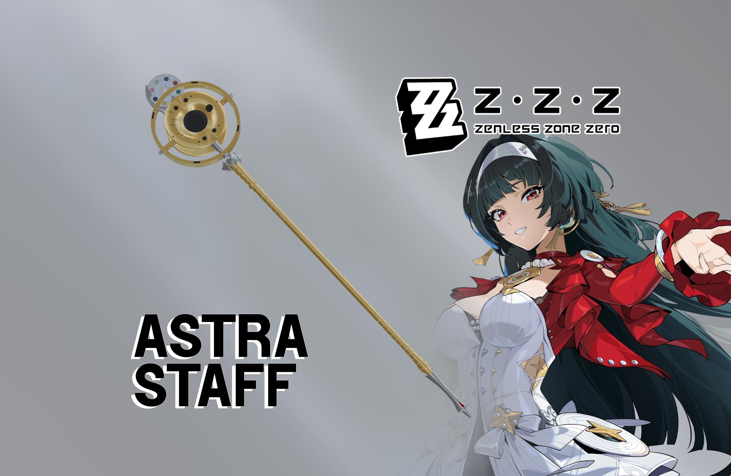 Zenless Zone Zero | Astra Yao's Staff - Files for 3D PRINTING - Etsy