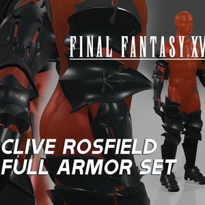Final Fantasy XVI | Clive Rosfield's Full Armor Set - Files for 3D PRINTING