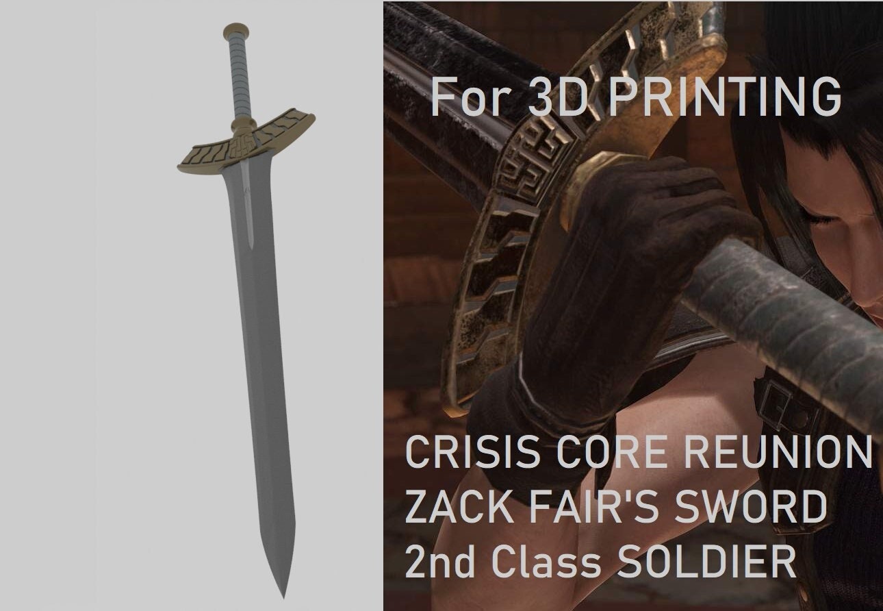 Zack Fair's 2nd Class Sword | Crisis Core Reunion - Final Fantasy VII ...