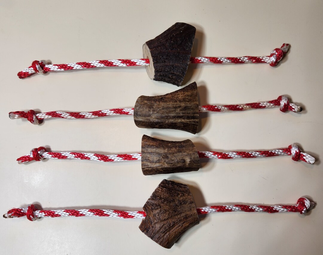 Moose Antler Dog Rope Throw / Chew Toy - Etsy