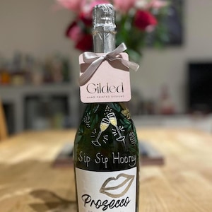Gilded Hand Painted Occasion Bottle