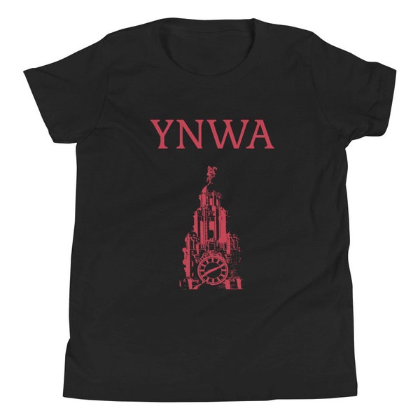 YNWA You’ll Never Walk Alone - Liverpool Red Liver Building Liver Bird - Youth Short Sleeve T-Shirt