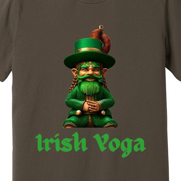 Irish Yoga T Shirt Etsy
