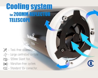 Cooling Fan for Newtonian Telescope 8&quot; (200mm)