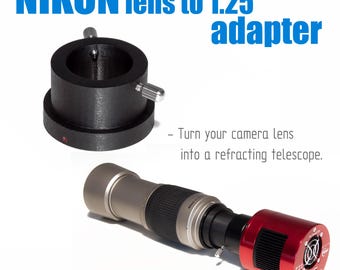 Nikon lens to 1.25” adapter